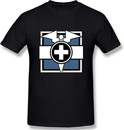 Produktbild: Rainbow Six Siege T Shirt Men's Fashion Cotton Crew Neck Short Sleeve Graphic Tees Casual Summer Tee Tops Black T-Shirts & Hemden(Large)