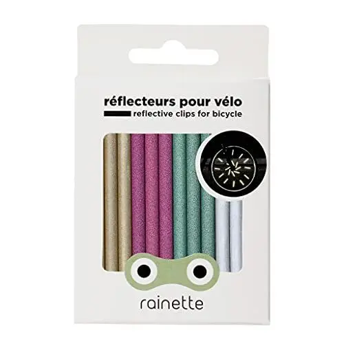 Produktbild: Rainette Unisex-Adult Reflektierende Fahrradstöcke, Mehrfarbig, 8cm