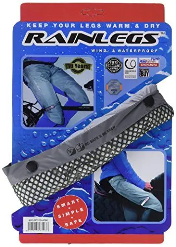 Produktbild: Rainlegs Herren Reflective Regenschutz, Grau, M EU
