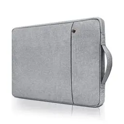 Produktbild: RAINYEAR 13 Zoll Laptop Hülle Laptoptasche für M1 M2 MacBook Pro 14 A2442, 13,6 A2681, 13,3 Air Pro A2338 A2337, 13,3 Chromebook PC Notebook Polyester Schutzhülle mit Griff und Front Tasche,Grau