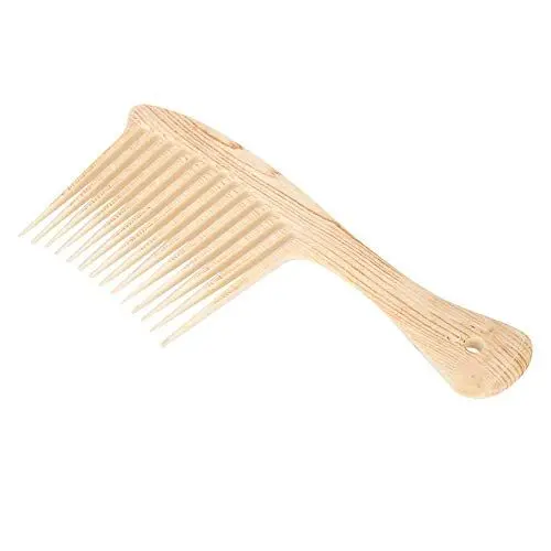 Produktbild: Rake Comb, Bone Tortoise Rake Comb Smooth Hair Pick Comb Afro Lift Detangle Hair Comb Hair Styling Tools Haarkamm für Lockiges Haar Wide Tooth Comb Hair Comb Detangler Brush für Frauen