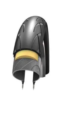 Produktbild: Ralf Bohle GmbH 318696 - reifen kid plus 14x1 3/8 puncture-guard activeline hs413 twinskin rigida negro