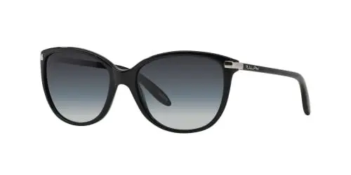 Produktbild: Ralph Damen RA 5160 Essential Ralph Logo Cateye Sonnenbrille, 501/11, Black, Gray Grad