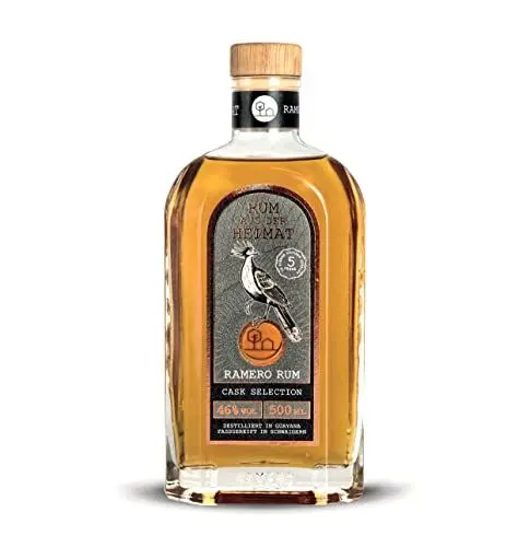 Produktbild: RAMERO Rum Cask harmonische Balance v. Eiche, Honig & Karamell, min. 3 Jahre Europäische Fassreifung, brauner Rum aus Deutschland, preisgekrönt bei den World Spirit Award 2022
