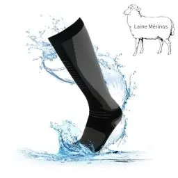 Produktbild: RANDY SUN Wasserdichte Socken Herren Damen, Wasserfeste socken Atmungsaktiv Kältebeständig, Outdoor Wassersport Fahrrad Wandern Trail Rudern Skifahren Radfahren Wandern Golf 1 Paar