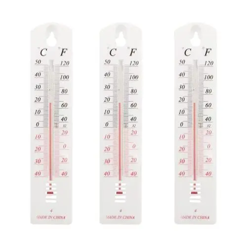 Produktbild: RANRAO 3 Stück präzises Raumthermometer, analoges Thermometer, Innen Außen Wandthermometer -und Außenbereich, Wandthermometer Raumtemperatur für Garten, Gewächshaus, Haus, Büro, Zimmer