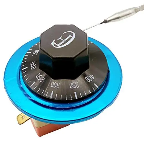 Produktbild: RANRAO Temperaturkontrollschalter, elektrischer Backofen-Thermostat, einstellbarer Temperaturregler, Schalter 50-400 ℃, 2-polig, für Backofen, Kühlschrank, Heizung