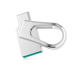 Produktbild: RAOYI USB C Stick 64GB Mini, 2-IN-1 USB Stick Mini, USB 3.0 OTG Typ-C Flash Laufwerk,USB Stick 64GB Metall Wasserdicht USB Type C Speicherstick für ipnone 15 Smartphone Android Windows (Silber)