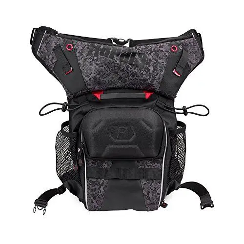 Produktbild: Rapala Unisex-Adult Angeltasche Urban Hip Pack-9L Hüfttasche-Organizer zum Angeln-Für Angelzubehör-Viele Fächer und Haken Tasche, Tarnfarben Schwarz, Einzigartig