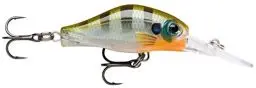 Produktbild: Rapala Unisex-Adult Shadow Rap Fat Jack Angelköder-Angelzubehör für Forelle, Barsch und Döbel-Süßwasser Spinnköder-Lauftiefe 3m-Fischköder 4cm, 4g-Hergestellt in Estland-Blue Gill, Standard, SDRFJ4