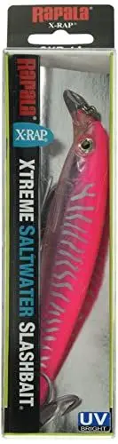 Produktbild: Rapala Unisex-Adult X-Rap Saltwater Angelköder-Angelzubehör für große Raubfische-Salzwasser-Köder für alle Fischarten Locken, Hot Pink UV, 12cm
