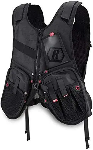 Produktbild: Rapala Unisex - Angelweste Urban Vest Pack Mit Integriertem Angelrucksack Für Angelzubehör Touchscreen Jacke, Camo Schwarz, M EU