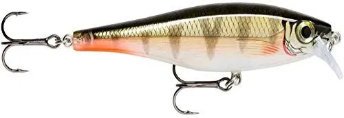 Produktbild: Rapala - BX Minnow Angelköder - Angelzubehör aus Balsaholz - Süßwasser Spinnköder - Friedfische und Raubfische - Lauftiefe 0.9-1.5m - Fischköder 10cm, 12g - Hergestellt in Estland - Redfin Perch