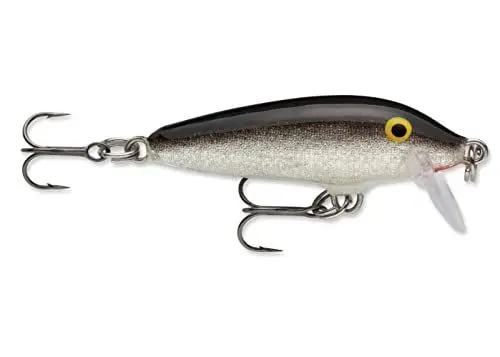 Produktbild: Rapala - CountDown Angelköder - Angelzubehör aus Balsaholz - Süßwasser Spinnköder - Lauftiefe 0.9-1.8m - Fischköder 5cm, 5g - Hergestellt in Estland - Silver