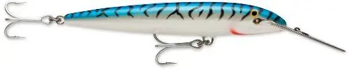 Produktbild: Rapala - Countdown Magnum Angelköder - Angelzubehör mit Abachiholz-Konstruktion - Salzwasser Spinnköder - Lauftiefe 5.4-7.5m - Fischköder 22cm, 100g - Hergestellt in Estland - Silver Mackerel