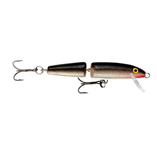 Produktbild: Rapala - Jointed Angelköder - Angelzubehör aus Balsaholz - Süßwasser Spinnköder - Lauftiefe 1.5-2.1m - Fischköder 9cm, 7g - Hergestellt in Estland - Silver