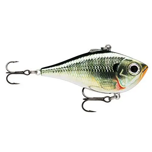 Produktbild: Rapala - Rippin' Rap Angelköder - Slender Body & Lipless Crank Angelzubehör - Süßwasser Spinnköder - Variable Lauftiefe - Fischköder 7cm, 24g - Hergestellt in Estland - Chrome Bluegill
