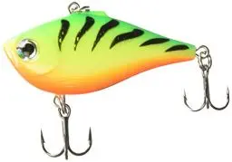 Produktbild: Rapala - Rippin' Rap Angelköder - Slender Body & Lipless Crank Angelzubehör - Süßwasser Spinnköder - Variable Lauftiefe - Fischköder 7cm, 24g - Hergestellt in Estland - Firetiger