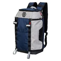 Produktbild: Rapala - Rucksack zum Angeln Countdown Backpack - Angeltasche mit Brustgurt - gepolsterte Gurte - Ruten- und Köderhaken - Angelrucksack mit Belüfteter Rückseite - mehrere Fächer - Blau/Grau/Schwarz, Standard