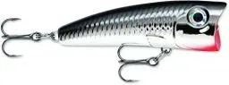 Produktbild: Rapala - Ultra Light Pop Angelköder - Angelzubehör mit Design für Maximale Luftblasenentwicklung - Süßwasser Spinnköder - Lauftiefe Topwater - Fischköder 4cm, 3g - Hergestellt in Estland - Chrome