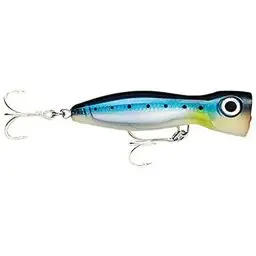 Produktbild: Rapala - X-Rap Magnum Xplode Angelköder - Angelzubehör mit Einteiligem, Robustem ABS Körper - Salzwasser Spinnköder - Lauftiefe Topwater - Fischköder 17cm, 145g - Hergestellt in Estland - Blue Sardine