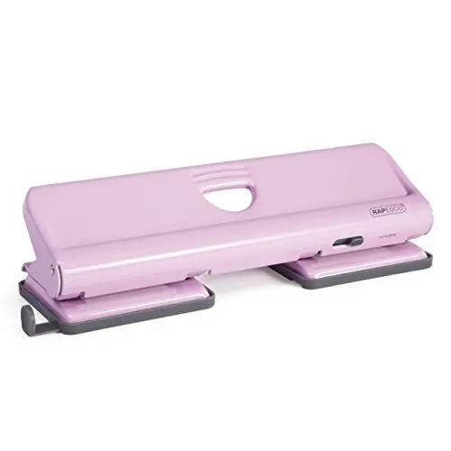 Produktbild: Rapesco 1347 720 4-Fach-Metalllocher, 22 Blatt Stanzkapazität, Rosa