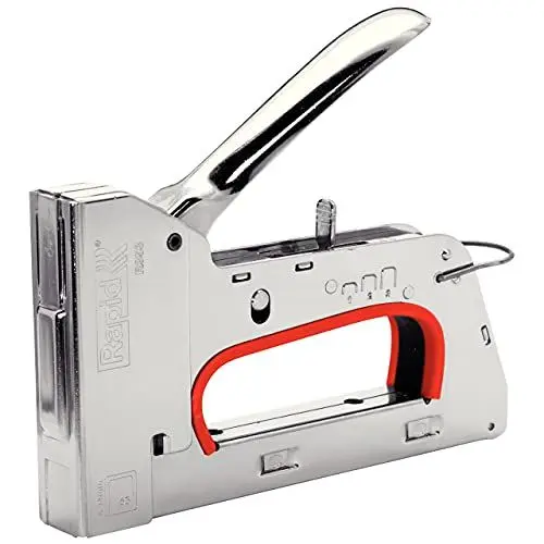 Produktbild: Rapid PRO R353 Handtacker - Kompakter Tacker aus Stahl für Holz und Stoffe, für Typ 53 Klammern (6-14 mm), Ergonomisch, Rückschlagfrei, Zum Polstern und Dekorieren