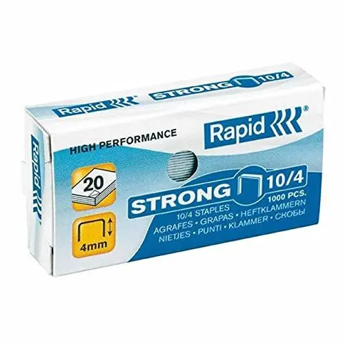 Produktbild: Rapid Heftklammern (No. 10 Standard, verzinkt) 1000 Stück
