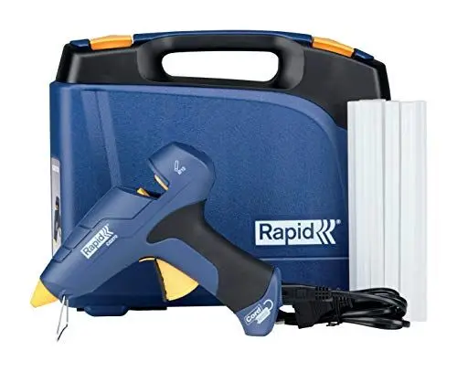 Produktbild: Rapid Heiβklebepistole CG270 im Koffer inkl. 10 Klebesticks für Fixieren und Reparieren, Abnehmbares Kabel