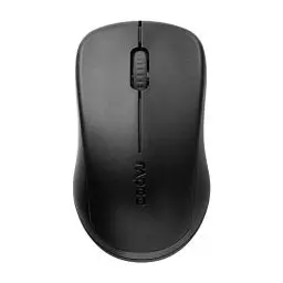 Produktbild: Rapoo 1620 kabellose Maus wireless Mouse 2.4 GHz Computermaus 1000 DPI Sensor 9 Monate Batterielaufzeit ergonomisch für PC & Mac schwarz, Regulär
