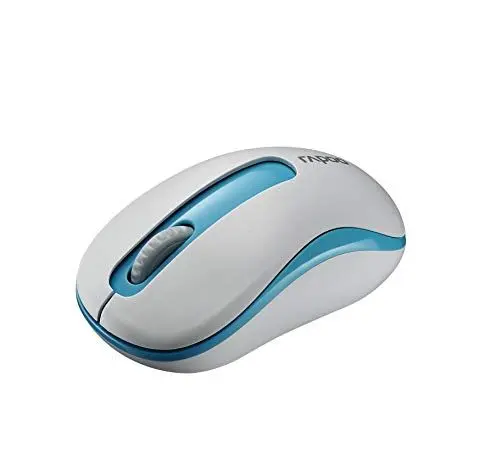 Produktbild: Rapoo M10 Plus kabellose Maus wireless Mouse 2.4 GHz Computermaus 1000 DPI Sensor 12 Monate Batterielaufzeit ergonomisch für PC & Mac - blau