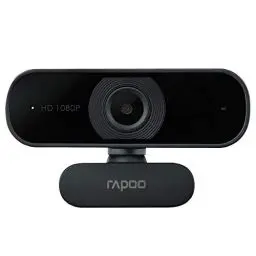 Produktbild: Rapoo XW180 Full HD Webcam 1080p, 80° Sichtfeld, Autofokus, Rauschunterdrückung, USB-Anschluss, für Skype, FaceTime, Hangouts, Zoom, usw., PC/Mac/ChromeOS/Android