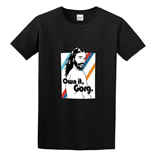 Produktbild: Rare Own It Gorg Jonathan Van Ness Us Hairdresser Logo Unisex 100% Cotton Short-Sleeve T-Shirts Black XL