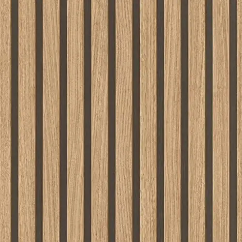 Produktbild: Rasch Tapete 499322 - Braune Vliestapete mit Holz-Optik, 3D-Paneele im modernen Skandi Look, Lamellenwand aus der Kollektion Factory V