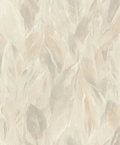 Produktbild: Rasch Tapete 537338 - Helle Vliestapete mit großen Blättern in Beige und Hellgrau aus der Kollektion Curiosity - 10,05m x 0,53m (LxB)