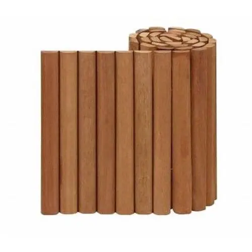 Produktbild: Rasenkante aus Bangkirai Hartholz 180 x 40 cm Rollboarder Beetumrandung