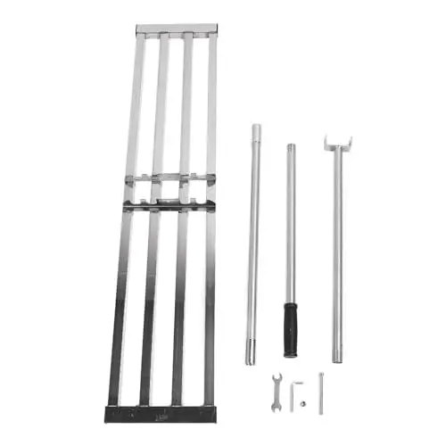 Produktbild: Rasen-Nivellierrechen, Edelstahl-Werkzeug, Professionelle Grüns, Rasen, Golfplatzpflege, 47,2 X 10,2 Zoll