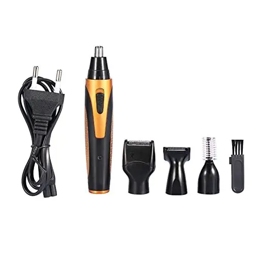 Produktbild: Rasierer Herren Elektrisch Kit, Bartschneider Nasenrasierer, 4-in-1 Elektro Haarschneide Pflegeset, Nasen Ohr Schläfen Haarschneider Bartrasierer, für Gesicht(EU)