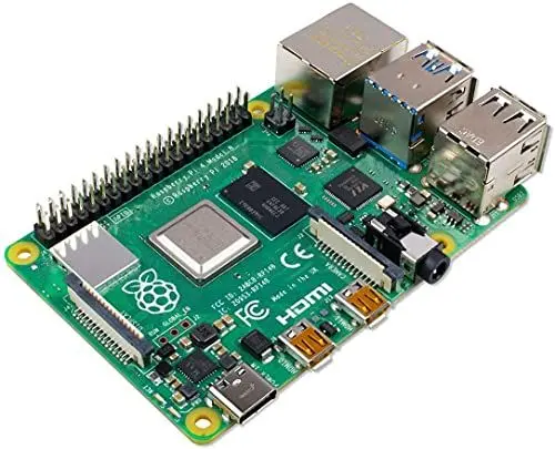 Produktbild: Raspberry Pi 4 Modell B Basisplatine, 2 GB, ARM-Cortex-A72, 4 x 1,50 GHz, WLAN-ac, Bluetooth 5.0, LAN, 4 x USB, 2 x Micro-HDMI