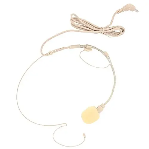Produktbild: RASTKY Am Kopf Montiertes Kopfbügelmikrofon, Einohriges Heavy-Bass-Headset mit Schraubverschluss, Klarer und Präziser Klang, Ultrakleines Design, Einfach Anzubringen, Kompatibel mit