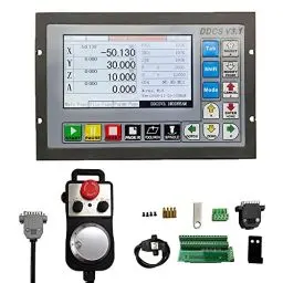 Produktbild: RATTMMOTOR CNC steuerung System DDCS V3.1,Offline Motion Controller PLC 500kHz + 100PPR CNC Handrad MPG mit Not-Aus-Schalter für Schrittmotor/Servomotor