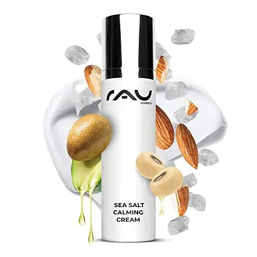 Produktbild: RAU Sea Salt Calming Cream 50 ml - Angenehme Gesichtscreme mit Wertvollem Meersalz und PHA, Creme für Männer und Frauen, Anti Pickel
