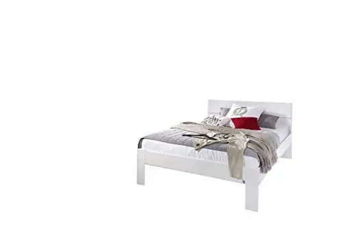 Produktbild: Rauch Möbel Alvara Bett Futonbett in Weiß, Liegefläche 140x200 cm BxHxT 145x90x209 cm