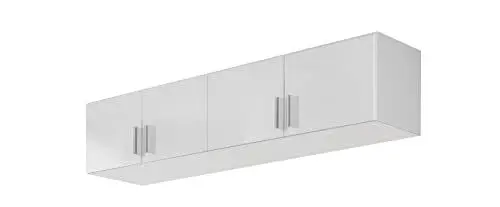 Produktbild: Rauch Möbel Celle Schrank Drehtürenschrank Schrankaufsatz in Weiß, 4-türig, BxHxT 181x39x54 cm