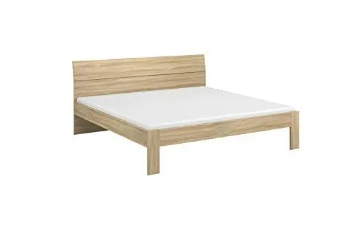 Produktbild: Rauch Möbel Flexx Bett Doppelbett Futonbett in Eiche Sonoma, Holz, Liegefläche 180 x 200 cm Gesamtmaße Bett BxHxT 185 x 90 x 209 cm