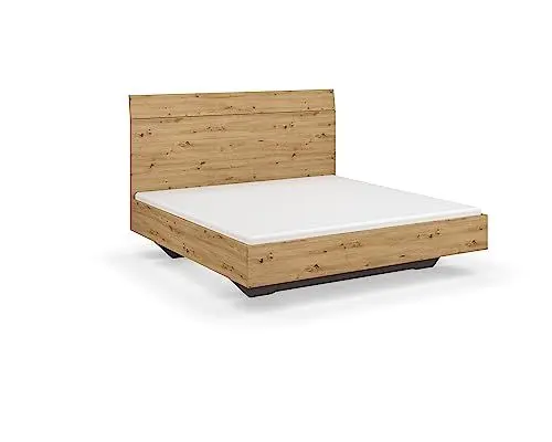 Produktbild: Rauch Möbel Florenz Bett, Eiche Artisan, Holz, Liegefläche 160x200cm, Gesamtmaße BxHxT 165x121x209 cm