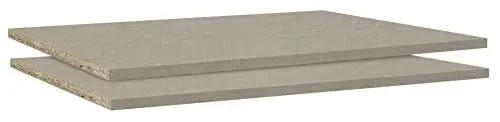 Produktbild: Rauch Möbel Zubehör Einlegeböden Schwebetürenschrank, 2er Set, BxHxT 66x16x48 cm