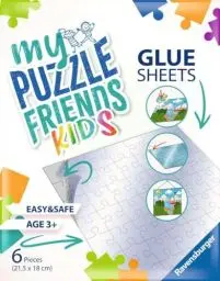 Produktbild: Ravensburger 13301 Kinderpuzzle-13301 My Puzzle Friends Glue Sheets-Klebefolien für Kinderpuzzle, White, S