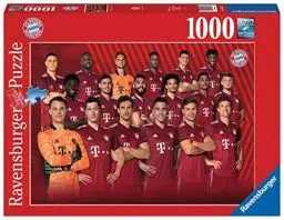 Produktbild: Ravensburger Puzzle 16847 – FC Bayern Saison 2021/22 – 1000 Teile Puzzle für Erwachsene und Kinder ab 14 Jahren