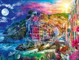 Produktbild: Ravensburger 2000 Teile Puzzle für Erwachsene und Kinder ab 14 Jahren - Farbenfrohe Cinque Terre - Italien-Motiv - Puzzle mit Formenvielfalt, passgenauen Puzzleteilen und reflexfreiem Bild